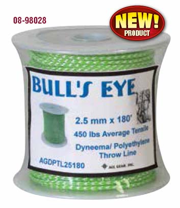 Bull's Eye  2.5 mm投擲繩 (長度 180 英呎)